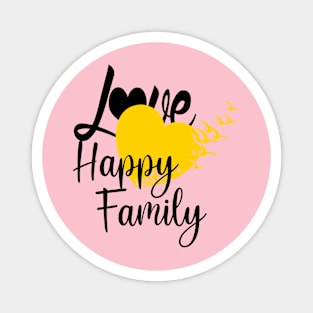 happy family Magnet